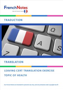TRANSLATION HEALTH SENTENCES